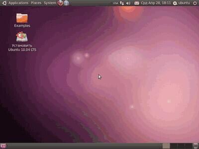 Рис 35 Рабочий стол Ubuntu после запуска с LiveCD 33 Краткий обзор - фото 15