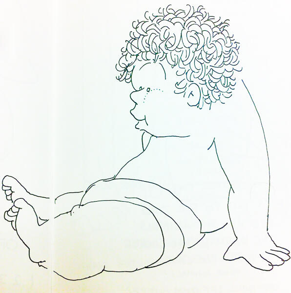 Взгляни на младенца Младенец толстенький Младенец розовенький Младенец может - фото 3