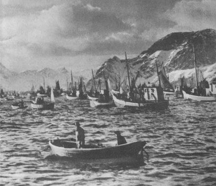 Лофотены В Норвегии примерно восемьдесят тысяч рыбаков но большинство из - фото 188