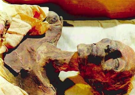 Рамсес II Великий Тело Рамсеса было обнаружено в 1881 году в тайнике в Дейр - фото 26