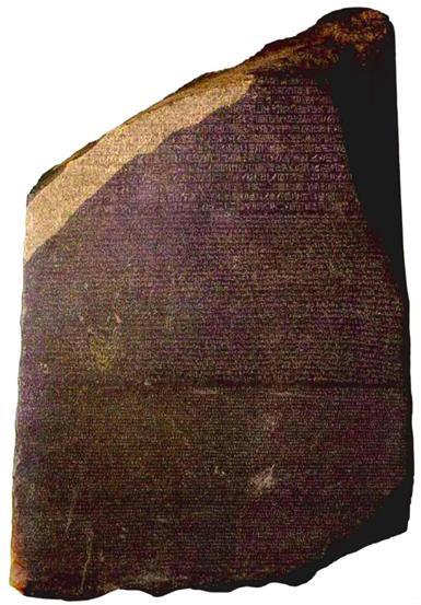 Розеттский камень покрыт текстом написанным на двух языках и тремя типами - фото 7