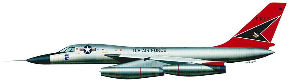 VB58A борт 550662 принадлежал Управлению НИОКР ВВС США ARDC и сидел на - фото 102