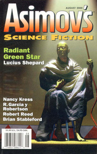 Обложка журнала Asimovs Science Fiction August 2000 - фото 2