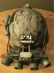 A ballistic helmet outfitted with the latest generation of nightvision - фото 27