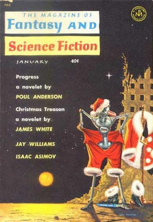 Обложка журнала The Magazine of Fantasy and Science Fiction January 1962 - фото 1