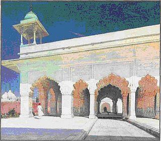 В Верещагин Тронный зал Великих моголов ШахДжахана и АурангЗеба в форте - фото 44
