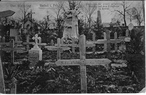 Кладбище немецких солдат павших в Первую мировую войну Ретель Франция Олег - фото 210