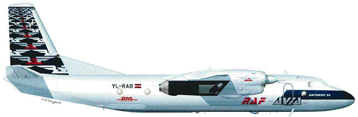 Внизу Ан26 YLRAB рижской грузовой авиакомпании РафАвиа первый с этой - фото 125