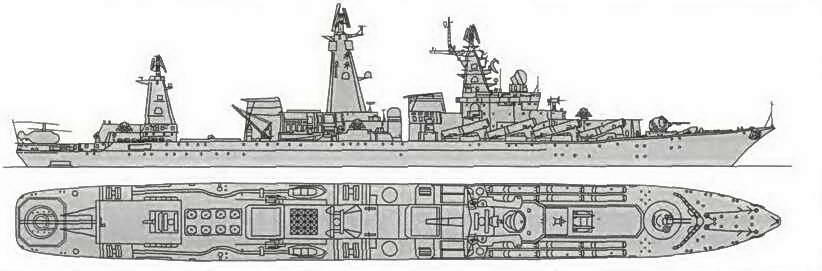 Ракетный крейсер проекта 11960 Корабль ПВОПЛО проекта 11990 Анчар - фото 75