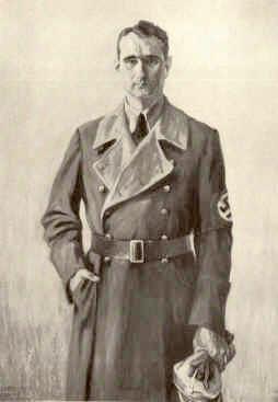 Bildnis Reichsminister Heß by Carl Horn 1937 Гесс который в 1924 году был - фото 69