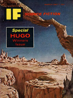Обложка журнала IF Science Fiction March 1967 - фото 1