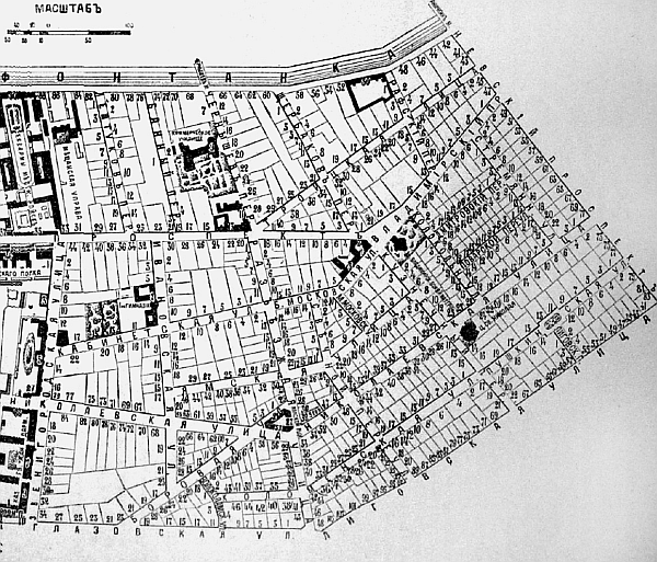 План 2го полицейского участка Московской части СанктПетербурга 1895 г - фото 2