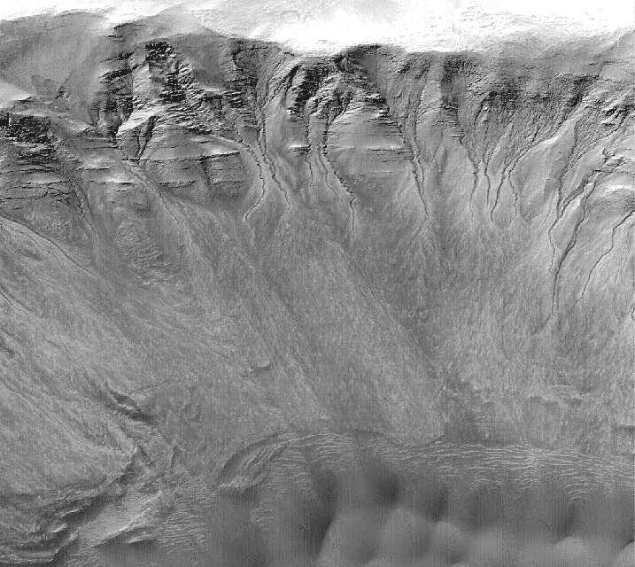 Рис 3 Склон небольшого кратера в том же районе Ньютон что и рис 2 с - фото 3