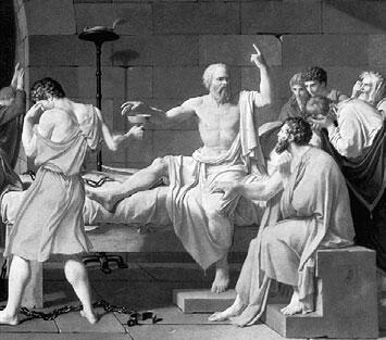 Смерть Сократа С картины ЖЛ Давида 1787 г О философе и его учении - фото 2