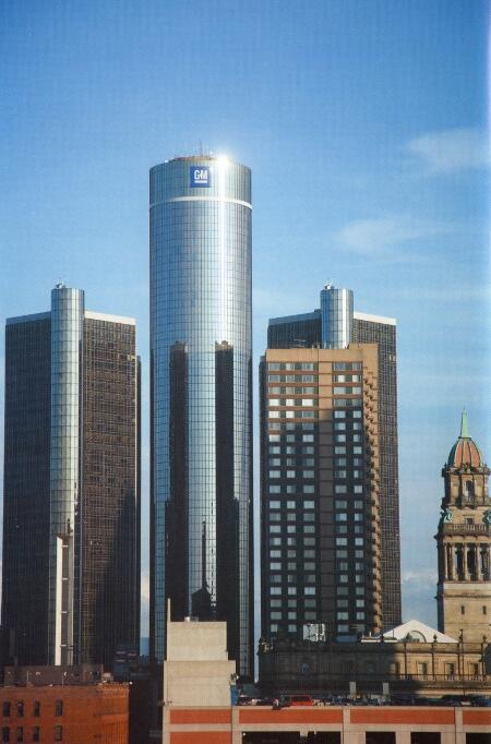 Башня автомобильного гиганта General Motors в Детройте Гдето в Америке - фото 40