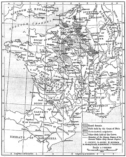 Карта средневековой Франции Любознательный читатель сможет удовлетворить свой - фото 1