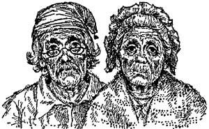 А вот эти такие же древние старик и старуха родители миссис Баккет Их зовут - фото 4