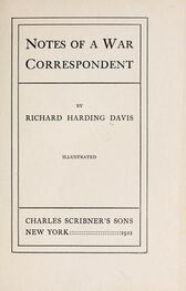 Richard Davis: Notes of a War Correspondent