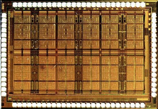 Микрофотография чипа FPAA Являясь особым видом ПЛИС интегральные схемы FPAA - фото 10