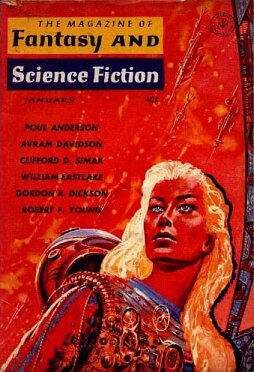 Обложка журнала The Magazine of Fantasy and Science Fiction January 1961 - фото 1