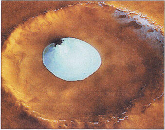 Рис 25 Ледяная линза на дне 35 километрового кратера расположенного в - фото 24