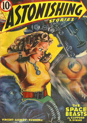 Обложка журнала Astonishing Stories April 1940 - фото 1