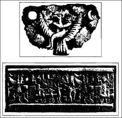 Рис 7 Люди и звери наблюдают полет царя Этана к небу Персидский шах КэйКаус - фото 12