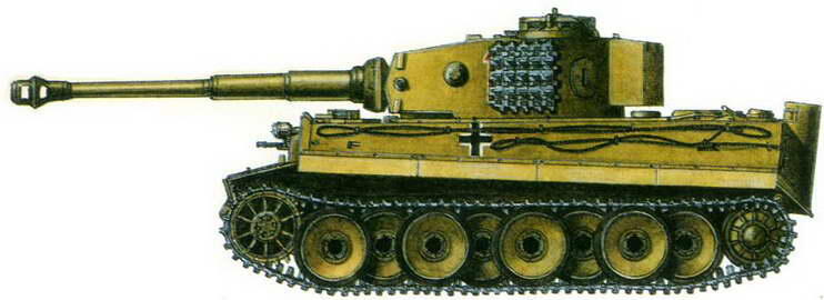 Тяжелый танк Pz Kpfw VI Ausf Н1 504 отдельного батальона тяжелых танков - фото 25