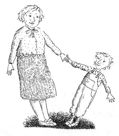 Пикник Бабушка кричит Фридер и дергает бабушку за юбку Бабушка когда - фото 1