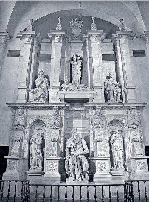 Гробница Юлия II в церкви СанПьетроинВинколи в Риме Портрет Микеланджело - фото 55