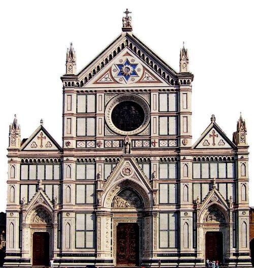 Церковь СантаКроче во Флоренции Гробница Микеланджело в церкви СантаКроче - фото 61