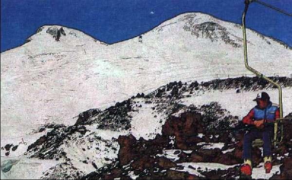 19 Двуглавый Эльбрус тренировочный полигон для альпинистоввысотников Наш - фото 24