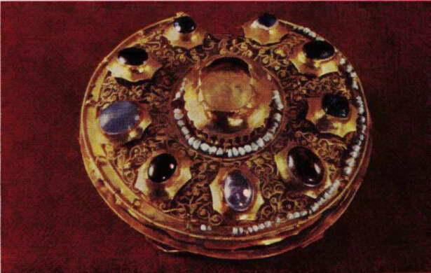 9 Рязанские бармы Колт Золото драгоценные камни XII в Москва Оружейная - фото 12