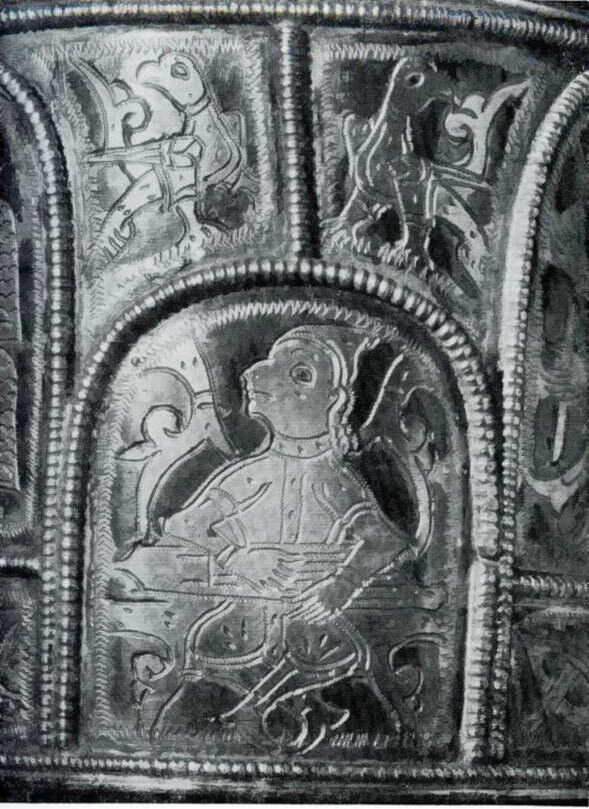 3 Благовещение Икона из Старой Рязани Резная кость XII в 4 Наручи Из - фото 6