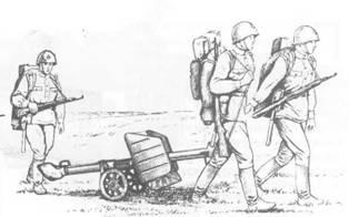 Передвижение гранатомета СГ82 на колесах Передвижение гранатомета СГ82 - фото 35