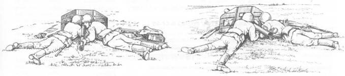 Заряжание и стрельба из гранатомета в положении лежа Положение наводчика и - фото 37