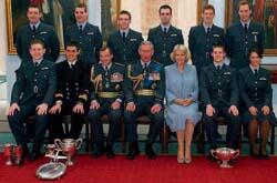With his fellow graduates at RAF Cranwell in April 2008 having been presented - фото 67