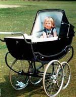 And even younger in her pram in the garden at Park House Charles Diana - фото 7