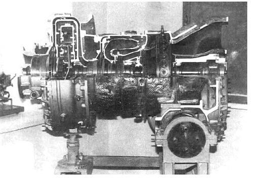 Камера сгорания турбины компрессоров и РСА ГТД1000 В целом башня первых - фото 32