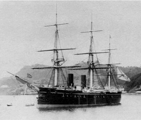 Броненосный фрегат Дмитрий Донской в Японии 1887 г Система бронирования - фото 4