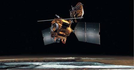 Модуль MRO над поверхностью Марса Роскосмос утвердил планы запусков на весну - фото 57