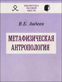 Владимир Авдеев: Метафизическая антропология