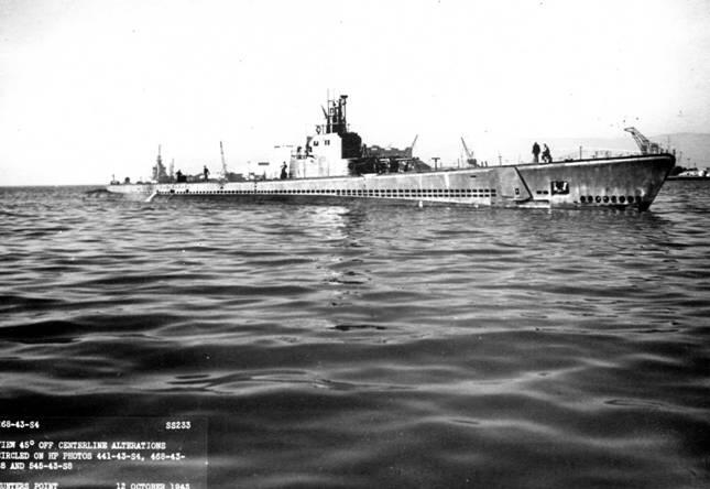 Подводная лодка SS233 Herring 12101943г Подводная лодка SS362 - фото 129
