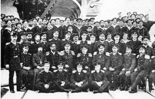 Экипаж броненосца Синоп Южная бухта Севастополя 1892 г - фото 73