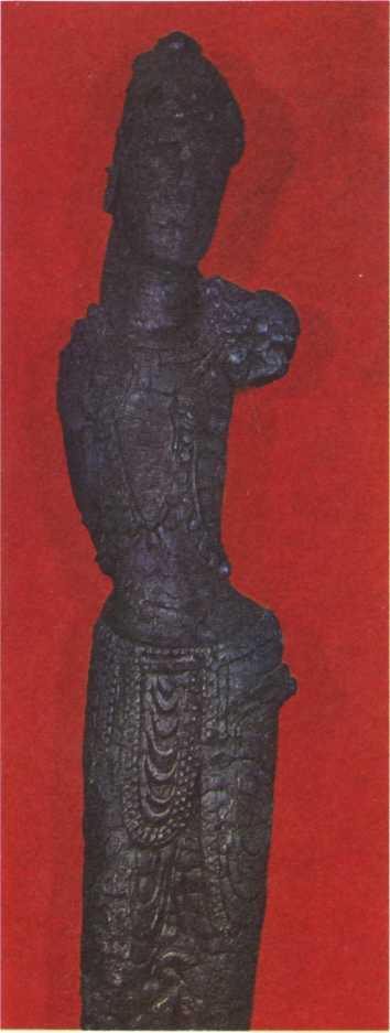 Деревянная скульптура из древнего Пенджикента VII век Князь Деваштич - фото 59