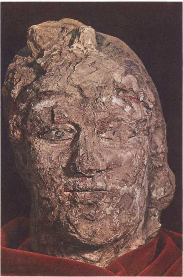 Голова статуи принца из дворца ТопракКала Хорезм III век Серебряное - фото 64