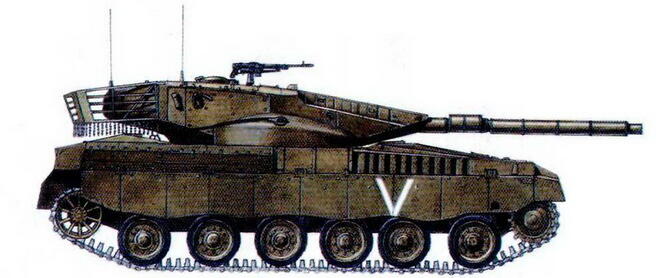Основной боевой танк Меркава Мк2 Израиль Основной боевой танк Челенджер - фото 80