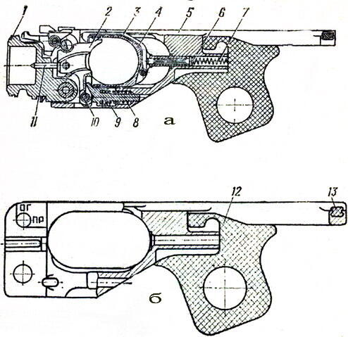Рис 17Корпус ударноспускового механизма с рукояткой а общий вид - фото 17