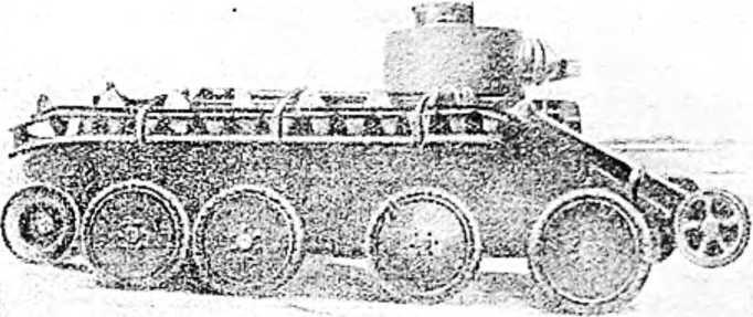 Танк Кристи со снятыми гусеницами Танк Кристи образца 1931 года имеет в длину - фото 102