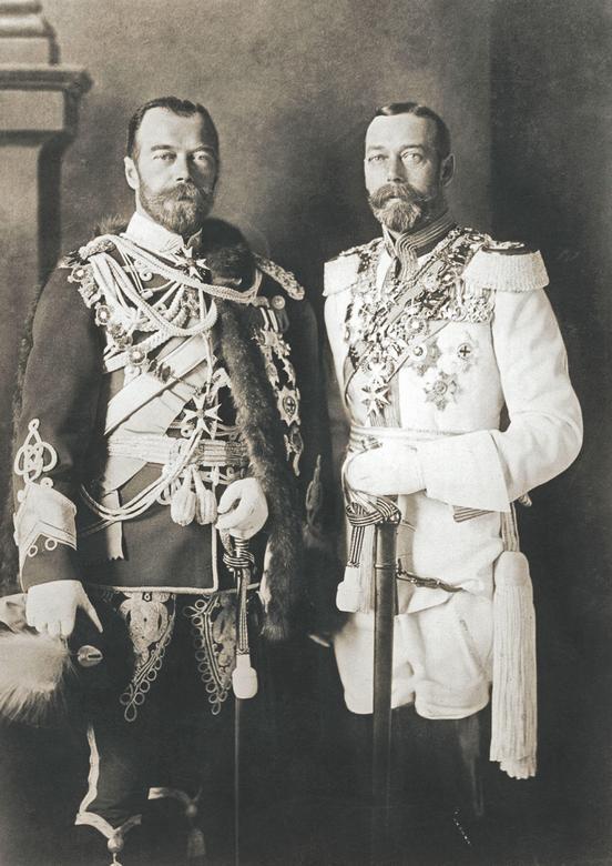 Император Николай II со своим кузеном королем Георгом V Великие княжны - фото 32